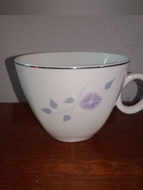 Vintage Anniversary Replacement Tea Cup Purple Flower Design by Century Service